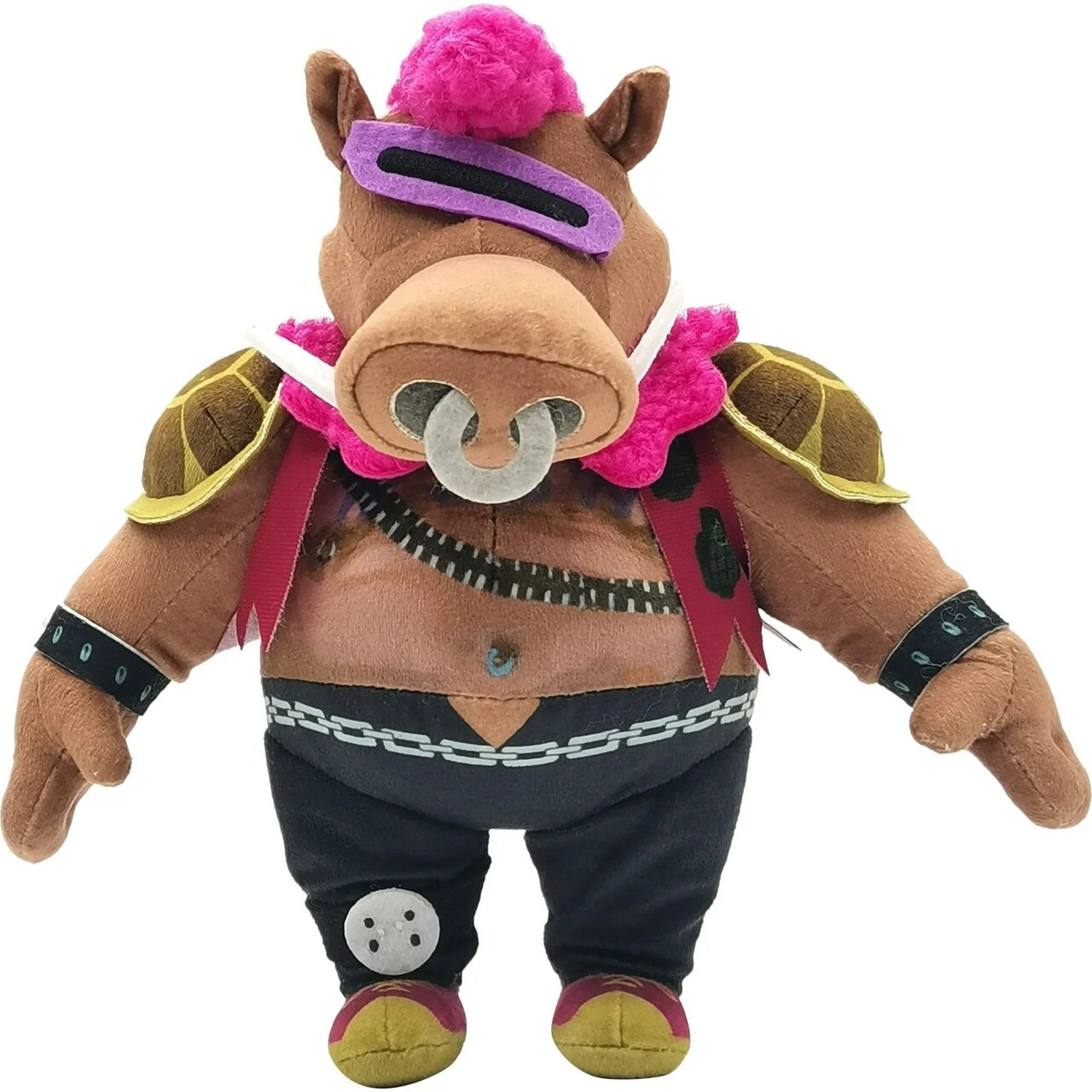 Mattel Teenage Mutant Ninja Turtles: Mutant Mayhem Bebop Plush Toy, 8 in Soft Stuffed Animal, Movie-Inspired Character Figure, Ages 3+